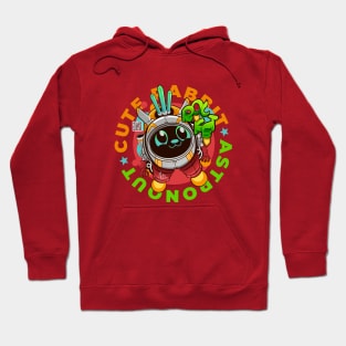 Cute Rabbit Astronout Hoodie